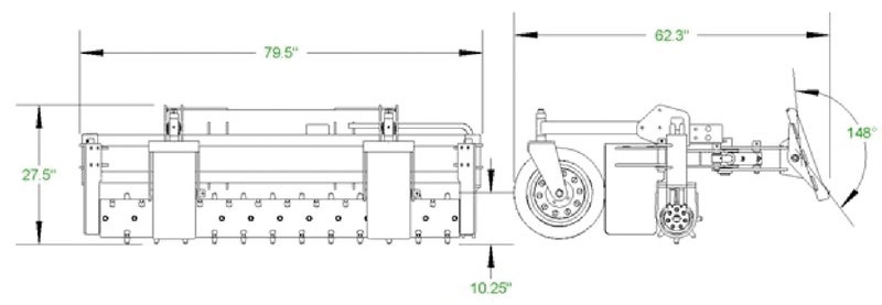 CID Attachments XPWR72-S Extreme Duty Power Rake - Image 3